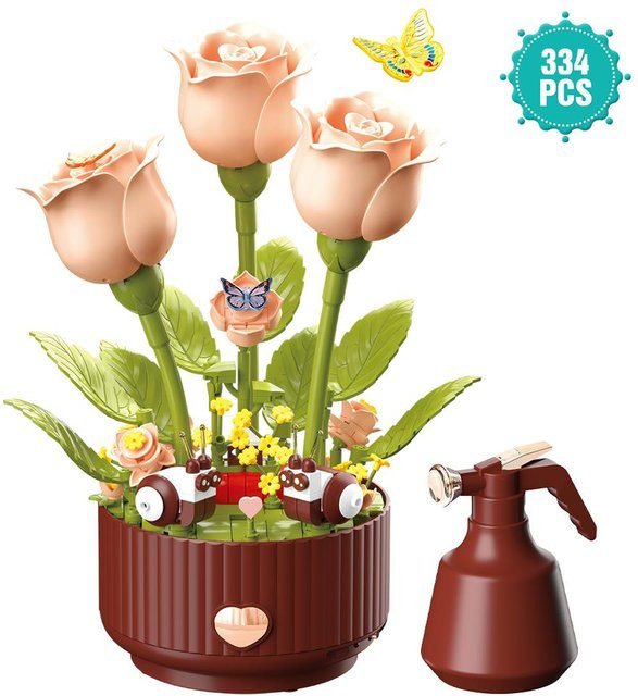 Linyi toy Rose Blume, Montage Block, ab 6 Jahren - Bild 1