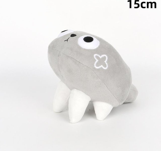 MINISO Dandy's World Goob Kiesel, Plüschtier, Weiß, Grau, ab 6 Jahren - Bild 1