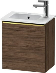 Duravit Waschtischunterschrank D-Neo, Wandmontage, Glänzend Weiß/Braun, B/T/H: 41 x 27,4 x 44 cm - Bild 1