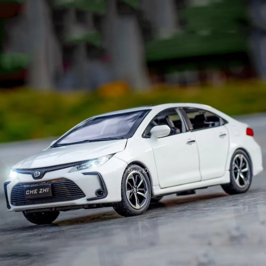 MAKEDA Corolla Metalldruckguss-Spielzeugauto, 1:32, mit Licht und Sound - Bild 4