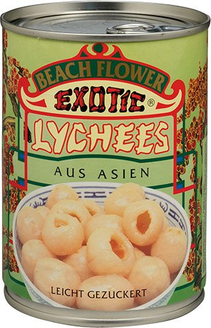 Beach Flower Exotic Lychees leicht gezuckert 230 g - Bild 1