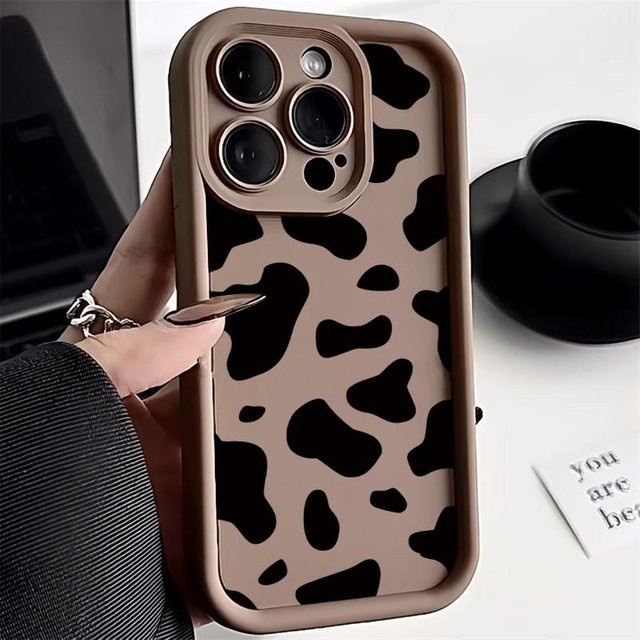 TUNEDEE Smartphone Schutzhülle mit Leopardenmuster in Braun und Multicolour für Samsung Galaxy S24 S25 S23 Ultra S21 S20 sowie A55 A54 A35 A34 A32 A25 A24 A16 A06 und S23 FE - Bild 1