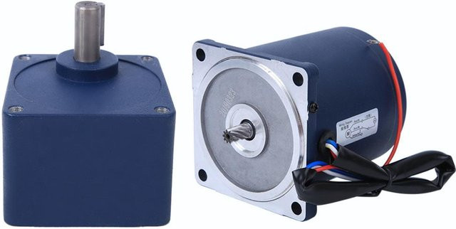 Aimo Einphasiger Wechselstrom Getriebemotor 25W in Blau mit 50:1 Untersetzungsverhältnis und 220V - Bild 1