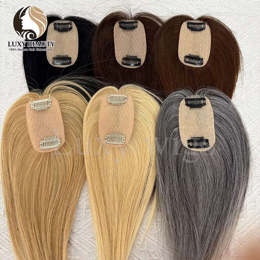 Luxy Beauty Echthaar-Topper, Clip-in, Damen, kurz, gerade - Bild 5