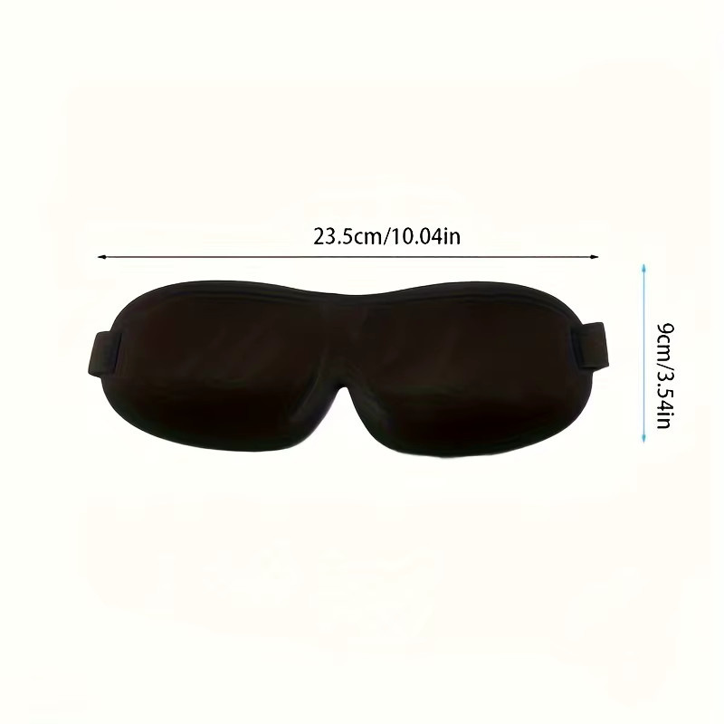 FUBEICHLY Schlafmaske, Unisex, 3D Lichtblockierend, Polyester - Bild 3