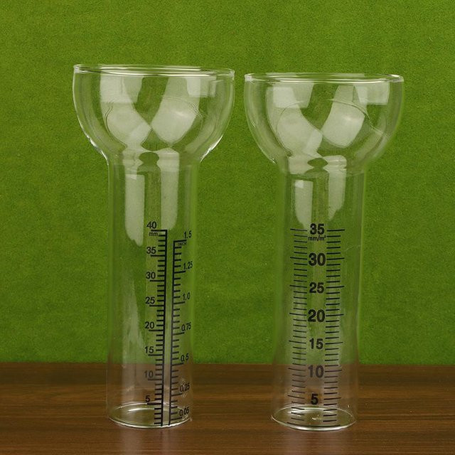 Reminiscencyua Ersatzglas für Regenmesser, transparent, Durchmesser: 35 mm - Bild 1
