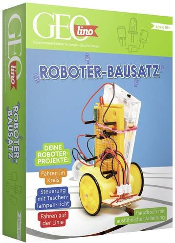 Franzis Verlag GEOlino Roboter Bausatz für Technik und Elektronik ab 10 Jahren - Bild 1