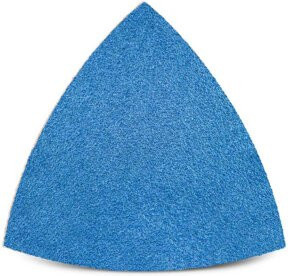 Menzer Klett-Schleifblätter K80 für Deltaschleifer, Blau, Durchmesser: 82 mm - Bild 1