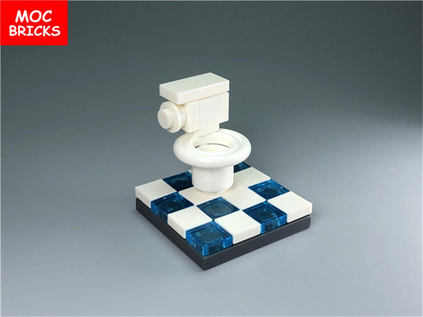 Yiran toy Kit MOC Steine Kaffeeschrank Mikroskop Toilette Klimaanlage Schreibtisch Bausteine Spielzeug ab 3 Jahren