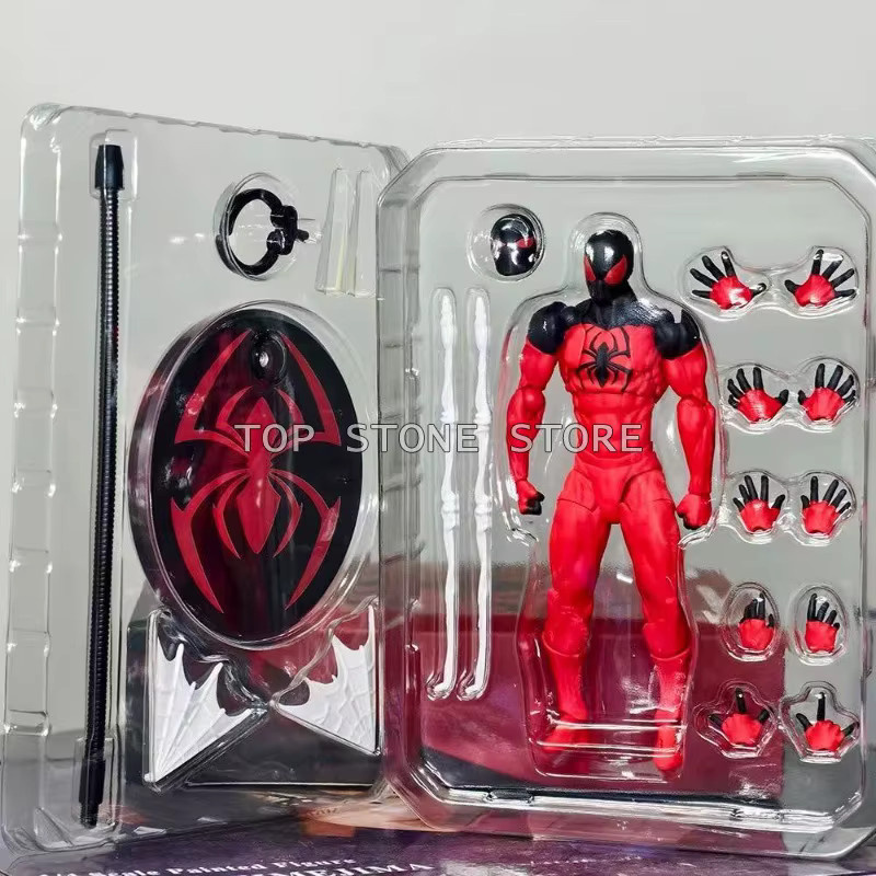 Mess Toys Marvel Scarlet Spider Actionfigur, Schwarz, Rot - Bild 2