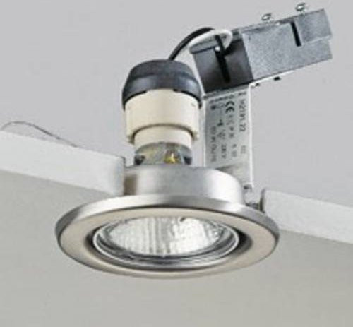 Brumberg Einbauleuchte Hochvolt-Halogenlampe Weiß mit GZ10 Fassung 50W - Bild 1