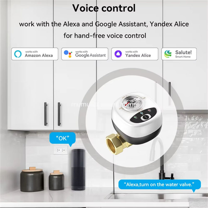 mumubiz Zigbee Smart Valve Controller eWelink für Kugelhähne DN15 DN20 DN25 mit App-Fernsteuerung und Alexa-Kompatibilität, IP65 wasserdicht - Bild 5