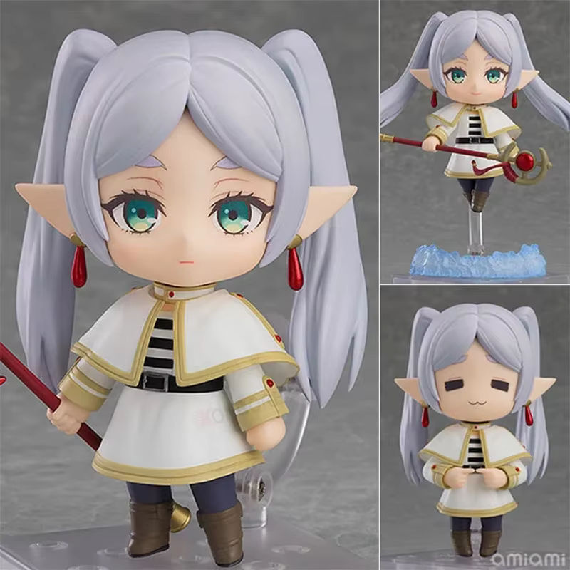 Frieren Beyond Journey's End Anime Figur Farn Noodle Stopper Actionfigur von KONBORE in Weiß - Bild 2