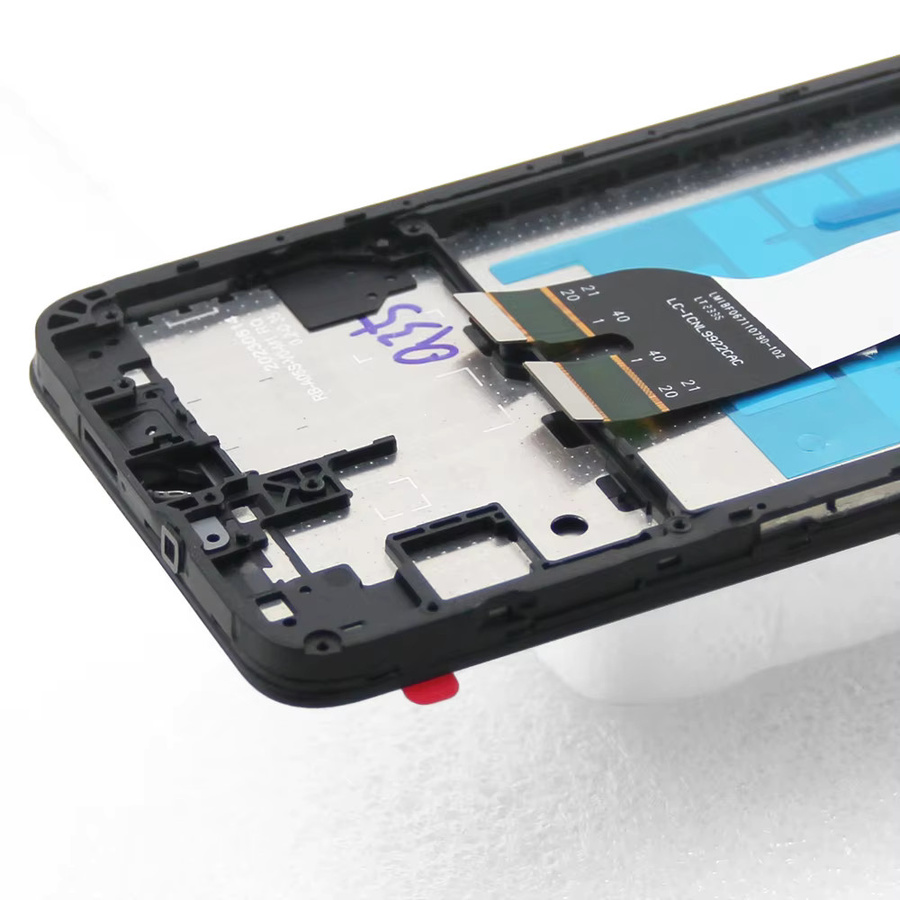 Samsung A05s LCD-Display mit Touchscreen-Sensor und Rahmen in Schwarz, 6.7 Zoll - Bild 5
