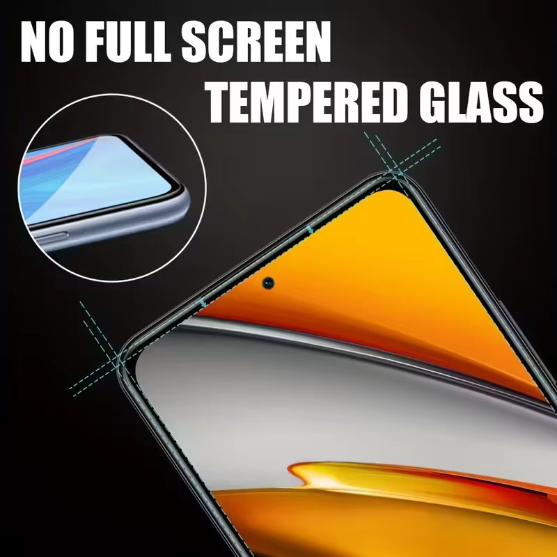 5 Stück Displayschutzfolien aus gehärtetem Glas für Xiaomi POCO F3 F4 X6 F5 Pro, transparent - Bild 3