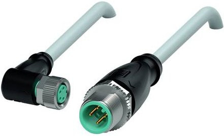 Pepperl+Fuchs Sensor-Aktor-Steckverbinder 240798-100004, konfektioniert, grau, 4-polig, Länge: 1 m - Bild 1