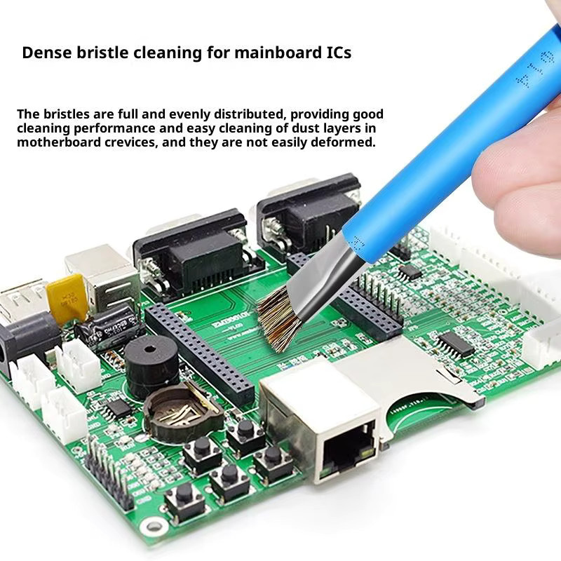 SD&HI Antistatische ESD-Doppelkopfbürste zur Reinigung von Telefon- und Computer-Mainboards sowie Leiterplatten für IC-Chip-PCB-Schweißarbeiten - Bild 4