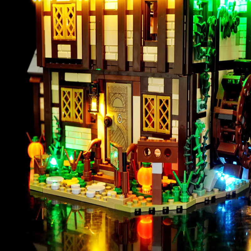 LYBMTWF LED-Beleuchtungsset in Schwarz für Lego 21341 Hausbausteine - Bild 3