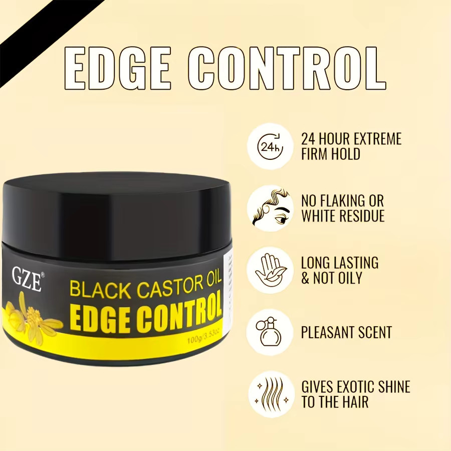 GZE African Black Castor Gel, Coconut Oil, Unisex - Bild 2