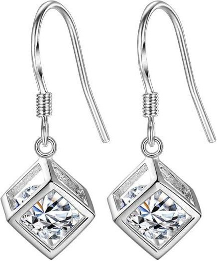 POMOiii Ohrringe, 925 Sterling Silber, Zirkonia, Damen - Bild 1