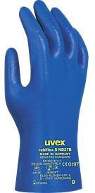 uvex Chemikalienschutzhandschuhe rubiflex S NB27B, blau, Nitril, Größe 8 - Bild 2