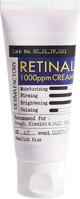 DERMA FACTORY Retinal 1000ppm Creme, 30 ml, Gesicht - Bild 1
