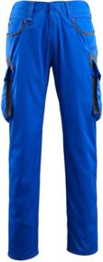 Mascot Arbeitshose Ingolstadt in kornblau/schwarzblau mit Reflexstreifen und Cordura-Material, Größe 82C62 - Bild 1