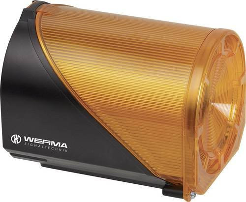 Werma Signaltechnik Kombi-Signalgeber 444.300.75 Gelb 24 V/AC 24 V/DC 110 dB - Bild 1