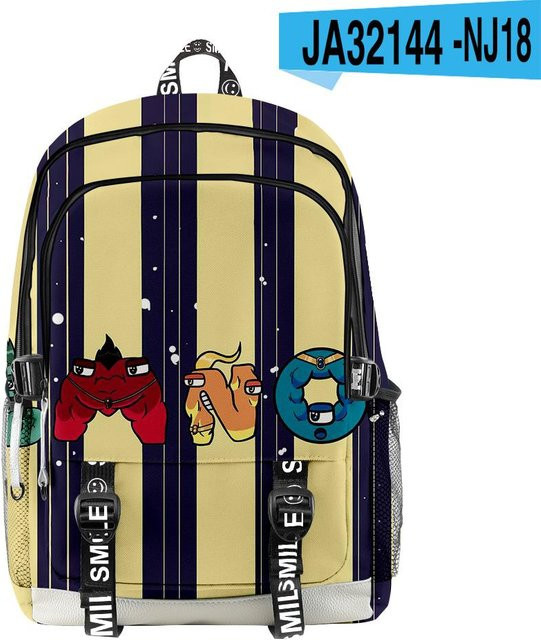 Alphabet Lore Schultasche von Fancy Style Studio, wasserdichter 3D-Druck Rucksack für Schüler, Unisex, Mehrfarbig - Bild 1