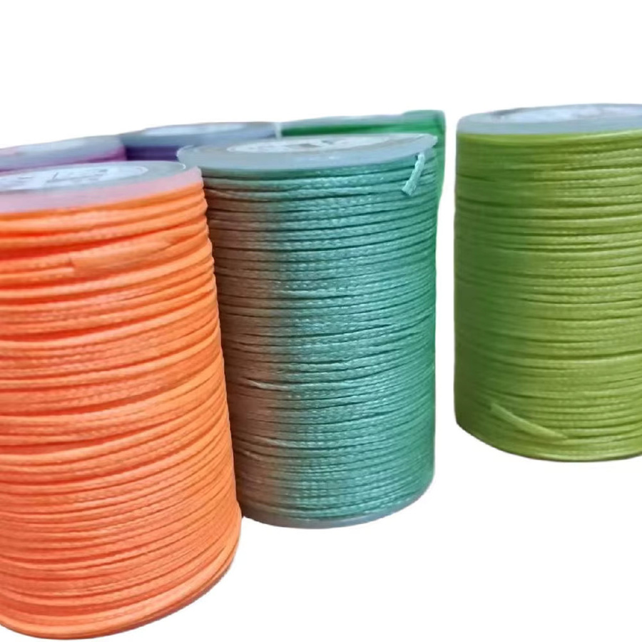 ALACES Premium Flacher Gewachster Faden für Ledernähen und Weberei, Multicolour, 1,0 mm - Bild 2
