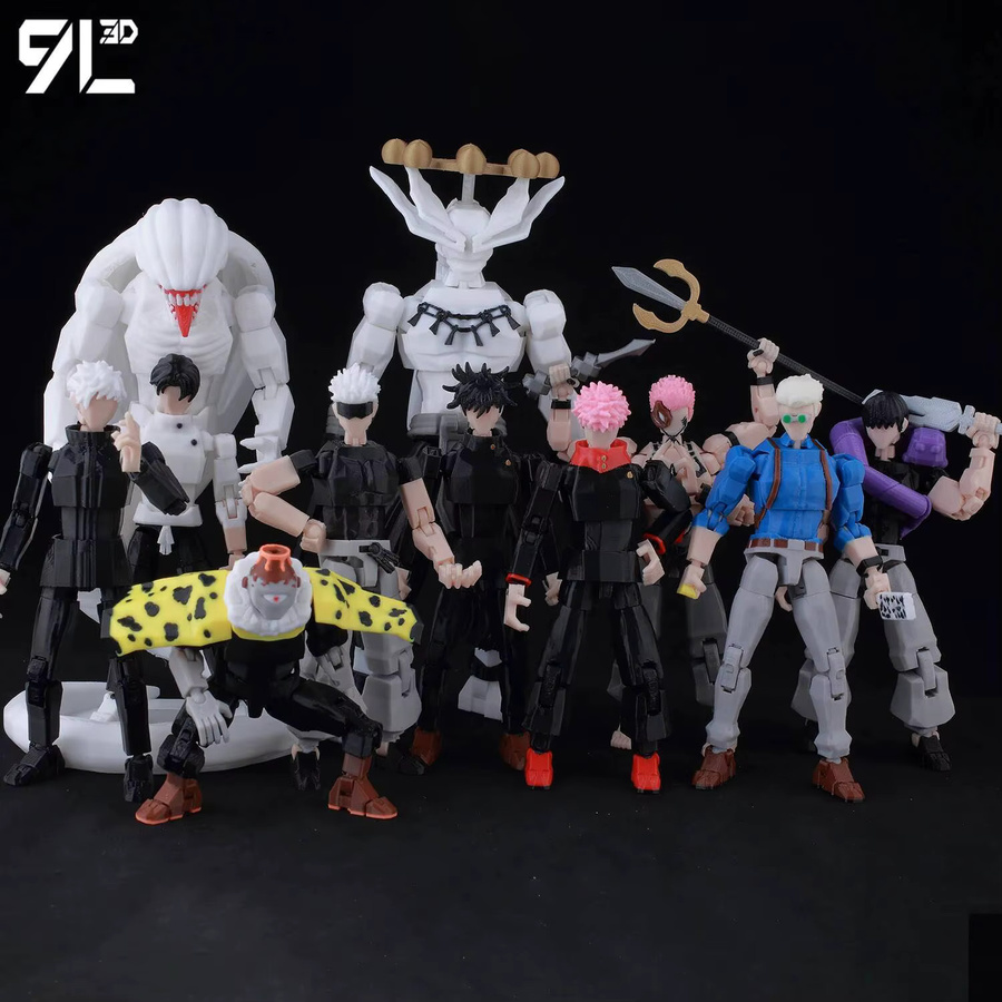 Bandai Jujutsu Kaisen Action Figuren, Mannequin Modell, Kunststoff, Bunt / Mehrfarbig - Bild 2