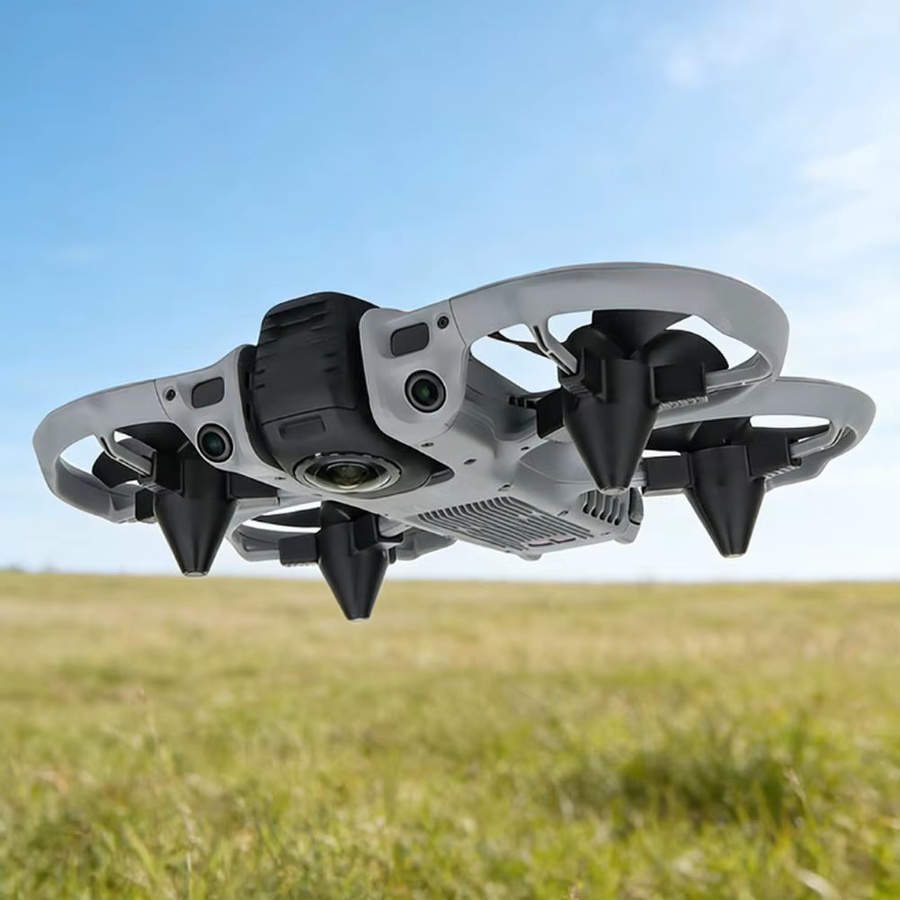 4 Stück DJI AVATA 360 Fußpolster in Orange zur Erhöhung des Landegestells als Schnellverschluss-Verlängerungsbeine - Bild 3