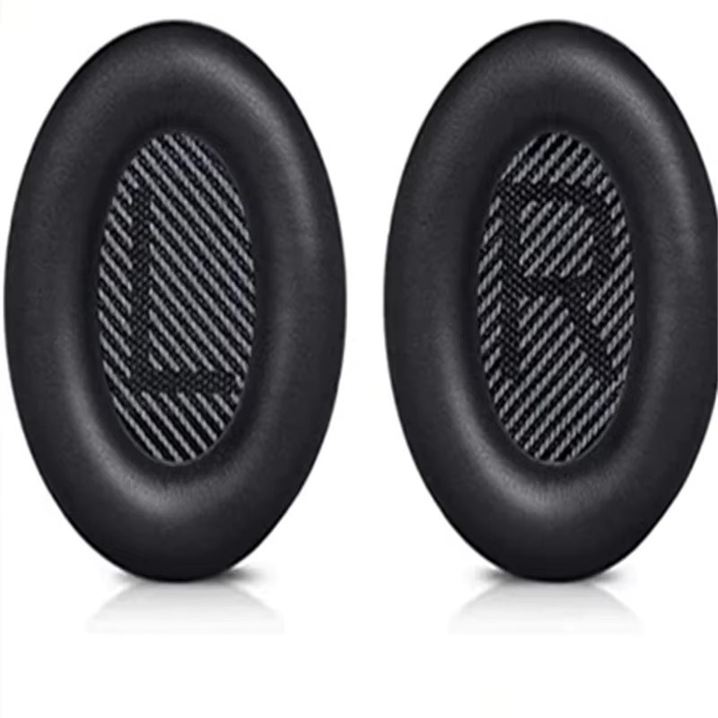 Bose Ersatz-Ohrpolster aus Proteinhaut für QuietComfort QC25 QC15 Soundtrue AE2 Over-Ear Kopfhörer in Schwarz - Bild 2