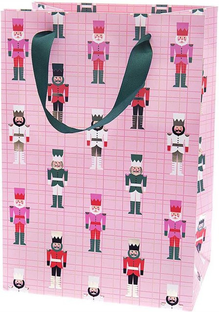 Rico Design Paper Poetry Geschenktüte Nussknacker Rosa B: 18 cm, H: 26 cm, T: 12 cm - Bild 1