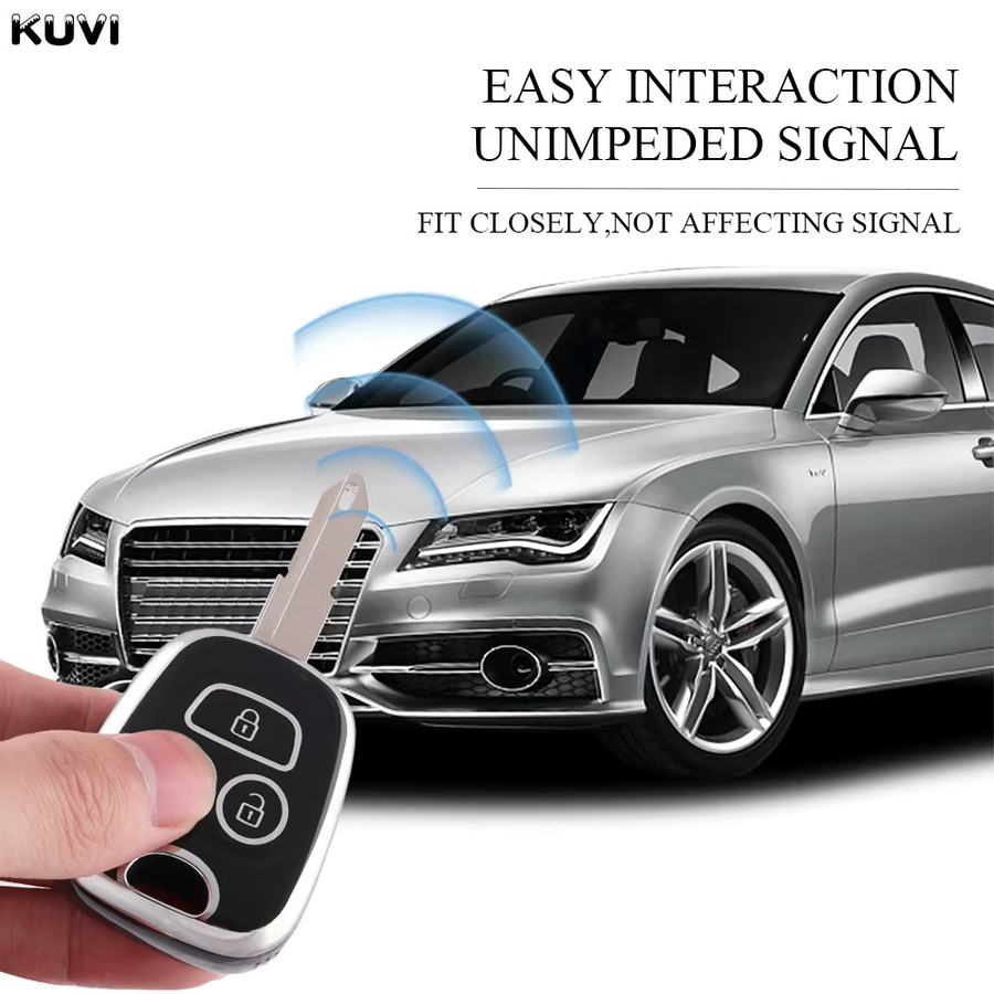 Kuvi TPU Auto Remote Key Case Cover Shell für Peugeot und Citroen als Schutzhülle für Schlüsselfernbedienungen - Bild 3