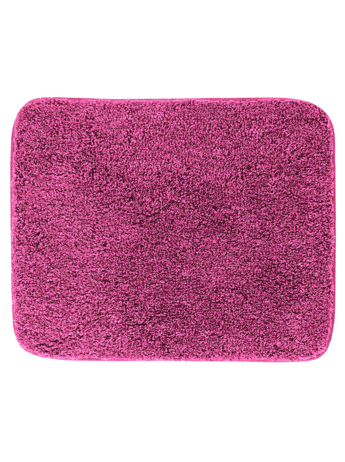 Rutschhemmende Badematte aus Polyacryl in Pink, rechteckig und für Fußbodenheizung geeignet - Bild 2