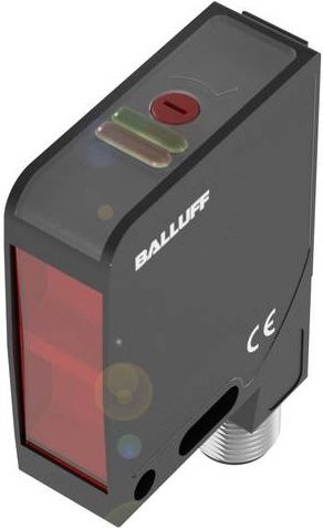 BALLUFF Lichttaster BOS 21M-PA-LH23-S4 BOS01Z9 in Schwarz mit Glasgehäuse - Bild 1