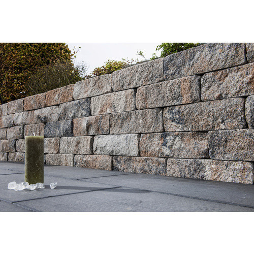 Mr. GARDENER Mauerstein Monza Grande aus Beton in Bunt, Grau, Beige und Naturstein-Optik, B/T/H: 42 x 21 x 12,5 cm - Bild 1