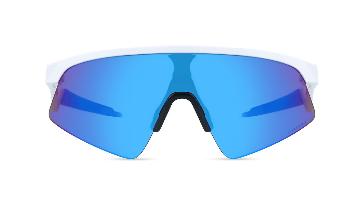 Oakley OJ9015 RESISTOR SWEEP Kinder-Sonnenbrille, randlos, eckig, Kunststoff, weiß, blau - Bild 1