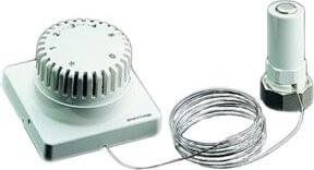 Oventrop Thermostat Uni FD 7-28 GrC in Weiß mit Fernverstellung und Klemmverbindung - Bild 1