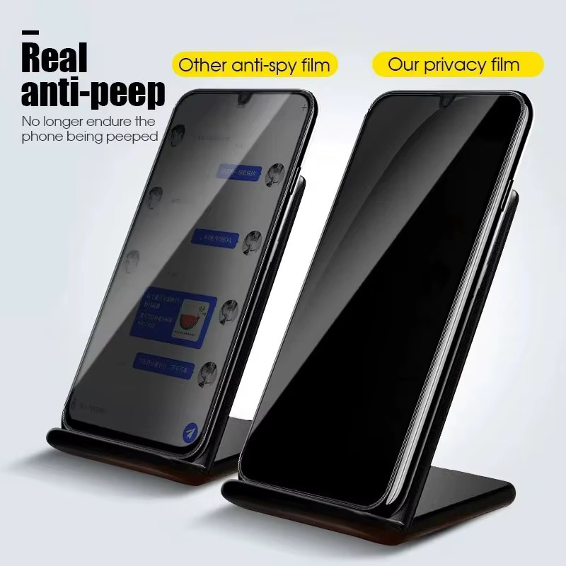 Apple Anti-Spion Hydrogel-Displayschutzfolie für iPhone 5 bis iPhone 11 Pro Max - Bild 2