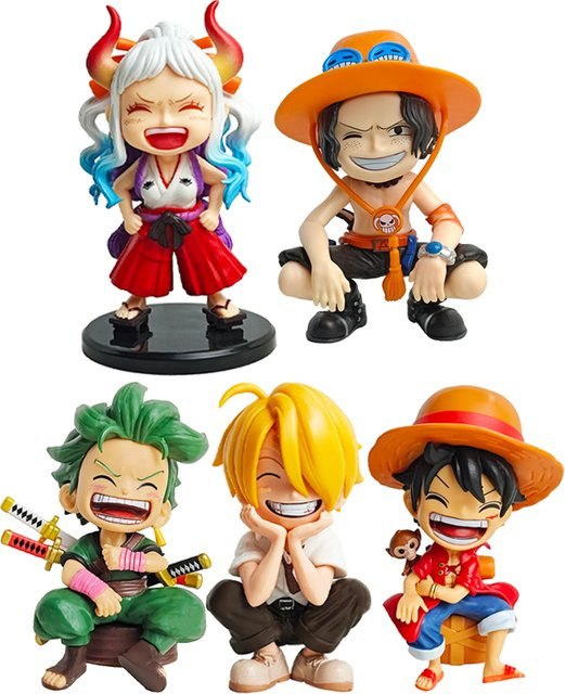 Bandai One Piece Luffy Solon Sanji Figur, Q-Version, Einzelfigur - Bild 1
