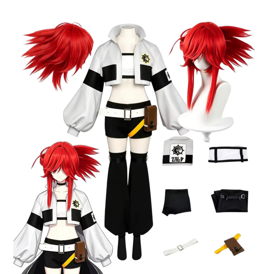 Gachiakuta Riyo Cosplay Kostüm mit Perücke, Komplett-Outfit - Bild 5