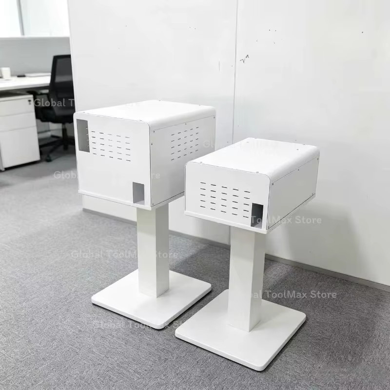 DNP RX1HS Druckerabdeckung und Druckerhalterung mit Fotofach-Design in Weiß - Bild 3