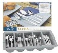 Esmeyer Besteckset Sylvia in Silber mit Box, 145-teilig aus Edelstahl, spülmaschinenfest - Bild 2