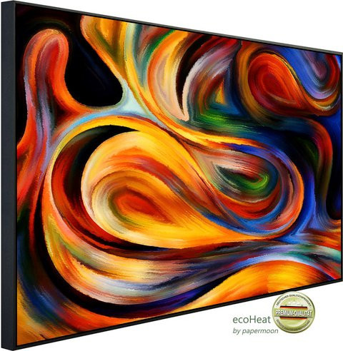 papermoon Infrarotheizung EcoHeat Abstrakte Spiritualität in Bunt mit Matt-Effekt, App-Steuerung und Überhitzungsschutz - Bild 1