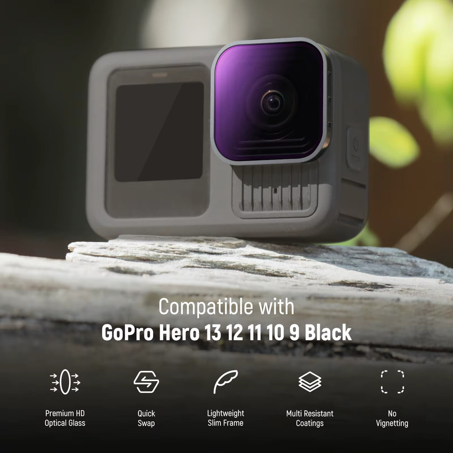 EEWER ND Filter Set HD Kunststoff Neutral Density Polarisator Objektiv Filter Kit für GoPro Hero 13 12 11 10 9 Action Kamera Zubehör - Bild 3