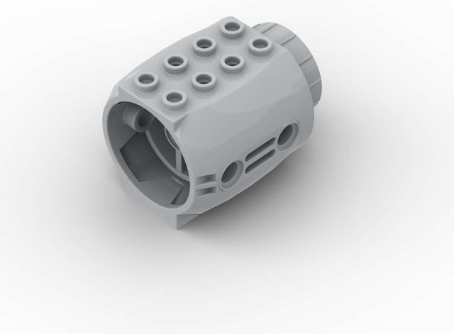 SixBricks Großer Motor Bausteine Bausatz, 1-teiliges Set, ab 6 Jahren - Bild 1