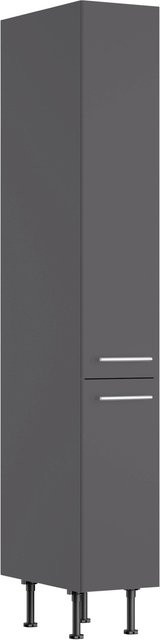 Optifit Küchen-Apothekerschrank Ingvar420 in Anthrazit Matt mit Innenschubladen, B/T/H: 30 x 58,4 x 211,8 cm - Bild 1