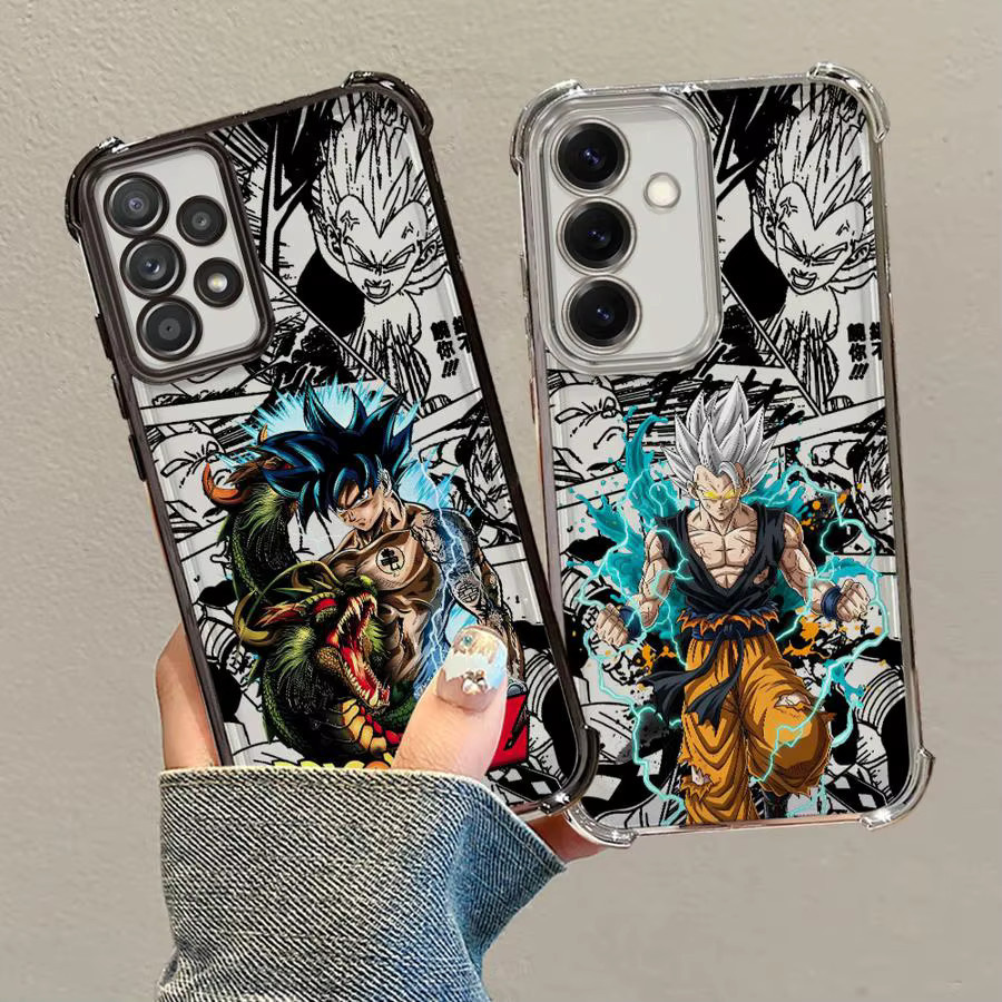 Weiche Handyhülle mit Cartoon Dragon Balls Design für Samsung Galaxy A25 A13 A52 A55 A15 A26 A24 A33 A35 A36 A21s A16 in Multicolour - Bild 5